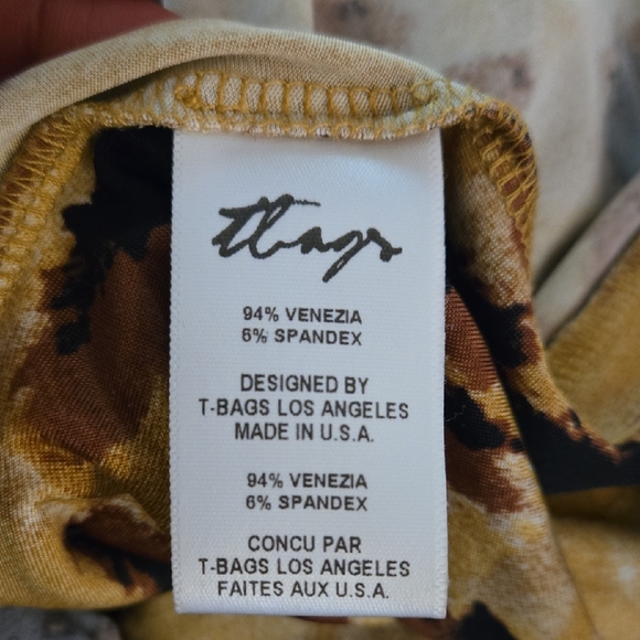 T-bags Leopard Print Embellished Women's Top Y2K Studded - Picture 6 of 6